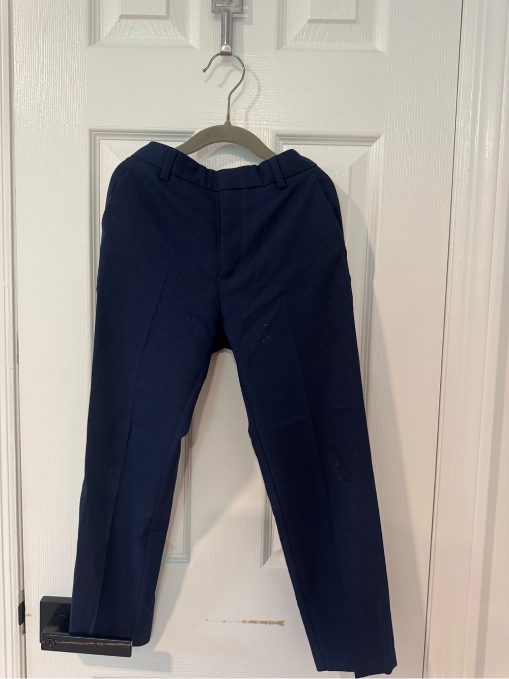 Zara Kids Boys 3 Piece Navy Suit Set Blazer Pants White Shirt Size 7 - Picture 7 of 13